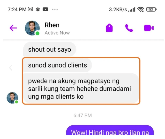 Student testimonial