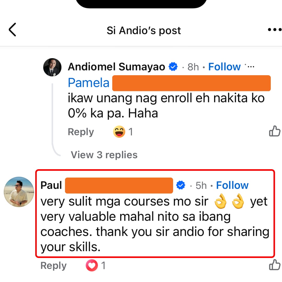 Student feedback
